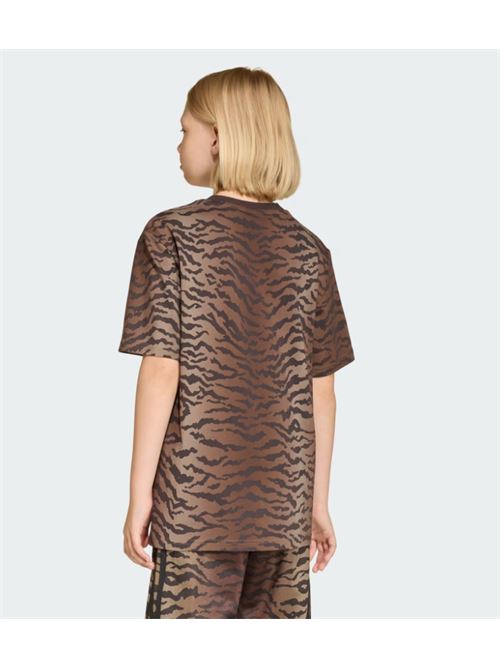 loose tee aop ADIDAS ORIGINAL | KD3212NBROWN